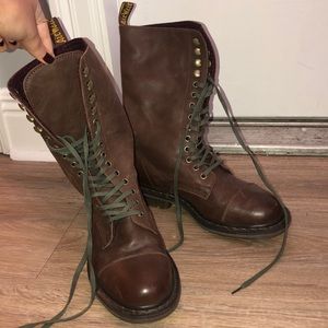 Dr.Martens brown lace up boots